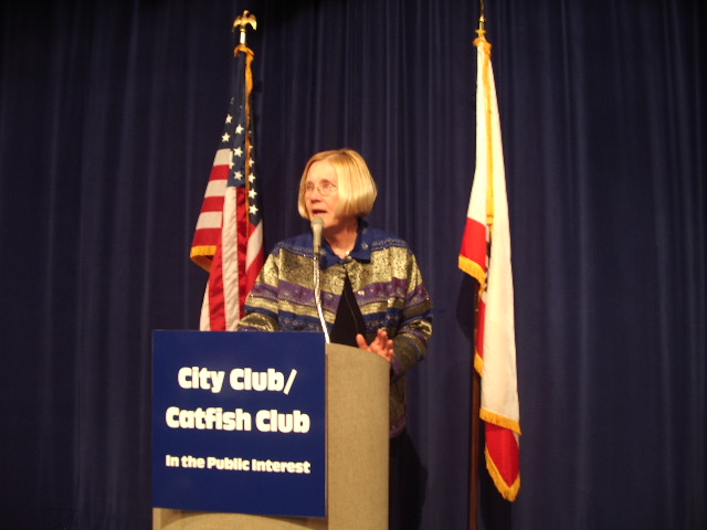 Ann Wright in San Diego on March 3, 2006