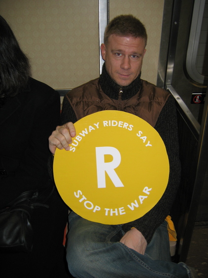 R Train Riders Against The War