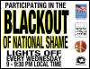 Blackout Sign