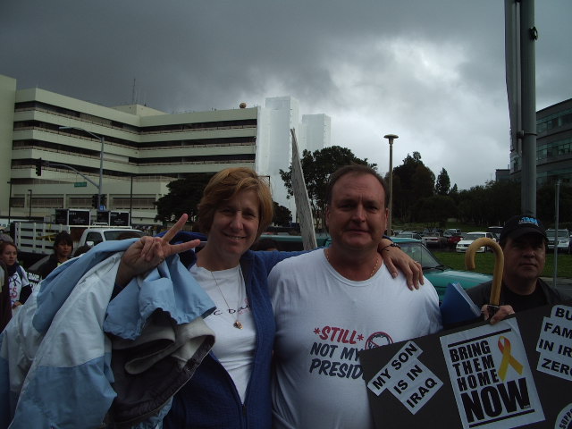 Cindy Sheehan in San Diego on March 3, 2006
