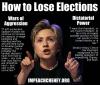 Hillary Clinton on How to Lose Elections